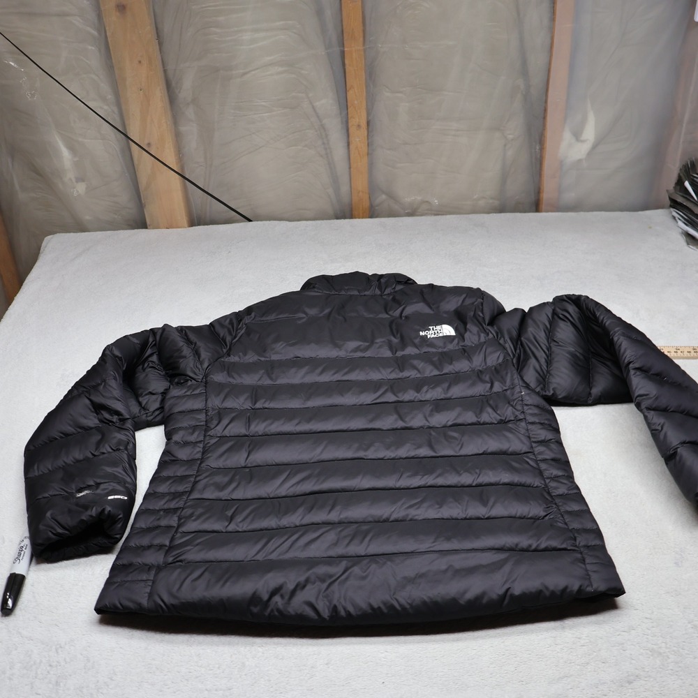 North Face Aconcagua Down Jacket Womens XL Black 550 Fill Insulated Quilted Puff - Picture 10 of 15